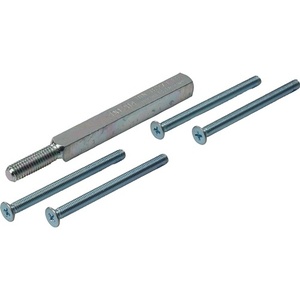 Juego de Montaje FS OGRO CORE Cuadrado 9 X 105 mm con Pasador Intercambiable para Accesorios de Puertas y Ventanas - Product Image 1