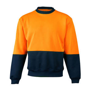 Hi Vis Crew Neck Sudadera Alta visibilidad Reflectante Trabajo Seguridad Térmica Jumper 2017 - Product Image 3