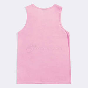 Vente en gros de débardeurs personnalisés pour hommes, vêtements de sport de couleur unie pour le fitness, style décontracté - Product Image 2