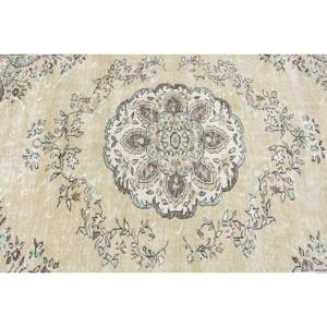 Clásico Beige verde 5,7X9,9 pies lana Aubusson patrón alfombra turca aparador Rectangular sala de estar alfombra látex para pasillo - Product Image 5