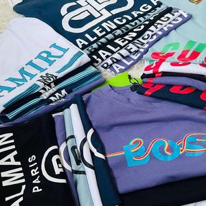 เสื้อยืดคอกลมแขนสั้นทรงปกติ ผ้าถักเนื้อคอตตอน 100% คุณภาพสูง พิมพ์ลาย แห้งเร็ว สำหรับผู้ชายและผู้หญิง สไตล์ลำลอง - Product Image 3