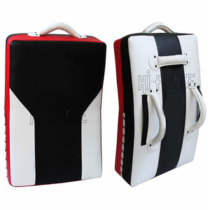 High Quality Curved Non Rip MMA Muay Thai Kickboxing Karate <b>Kick</b> Punch Strike <b>Shield</b> Pad - Product Image 2