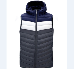 Gilet matelassé sans manches pour homme, best-seller, motif uni personnalisé, fabrication en usine, nouvelle arrivée, vente en gros, gilet matelassé personnalisé - Product Image 1