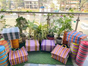 Bolsas de compras ecológicas de PP de tejido reciclado de nailon Plástico de polipropileno reciclado sostenible Hecho en India-Opciones a granel - Product Image 3