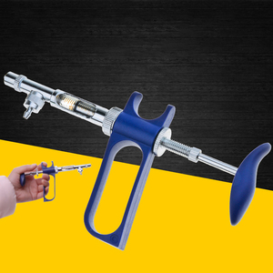 Pistolet d'injection réglable en continu de haute qualité 2ml/5ml approvisionnement Stable seringue pour animaux vétérinaires poulet autre animal plus grand - Product Image 2