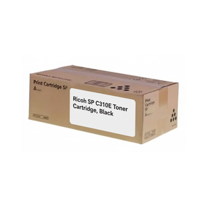 Cartucho de Tóner Láser Compatible con Ricoh SP C310E, Negro con Chip para Impresoras Bizhub - Product Image 1