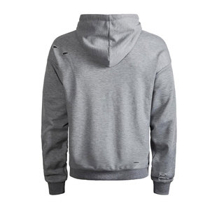 เสื้อมีฮู้ดพิมพ์ลายผ้าฝ้ายวินเทจใส่สบายโลโก้ได้ตามต้องการ - Product Image 3
