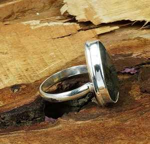 Anillo de Plata 92.5 con Labradorita, Joyería, Regalo para Ella - Product Image 4