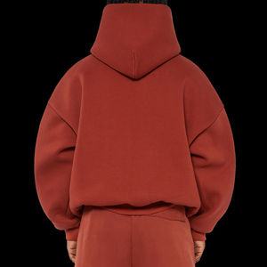 Sweat à capuche surdimensionné de haute qualité à épaules tombantes, tissu épais 400 450 GSM, sweat à capuche personnalisé OEM pour hommes et femmes, vêtements de rue - Product Image 3