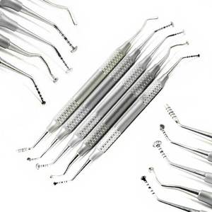 Ensemble d'instruments périostiens réutilisables pour chirurgie orale canine : élévateurs dentaires orthopédiques en forme de champignon, pour lifting sinusal et greffe d'implant - Product Image 6