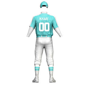 Jersey de béisbol de manga corta logotipo personalizable bordado liso poliéster ropa deportiva sublimación impresión uniformes gran oferta - Product Image 2