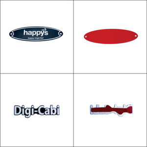 Alta calidad 3D Scratch Aluminio Buen servicio 3A Suministros de etiquetas Tipo Acero Material Metal - Product Image 4