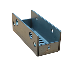 ถาดติดตั้งกล่องเหล็กทำจาก CNC ชิ้นส่วนโลหะความแม่นยำสูงอุปกรณ์แผงไฟฟ้าสำหรับระบบอัตโนมัติ - Product Image 4