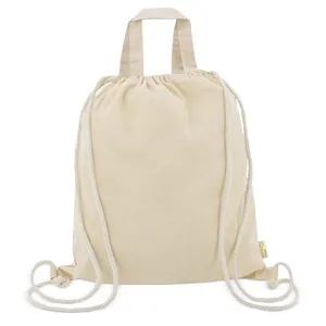 Borsa Shopper Lupato Riciclata, Sacchetti Sportivi Sostenibili, Gadget Promozionali con Coulisse - Product Image 1
