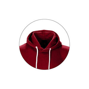 Pull-over à capuche personnalisé avec impression gaufrée pour hommes, sport d'hiver, usine XL, éponge française, technique de bouffée graphique, polaire - Product Image 2