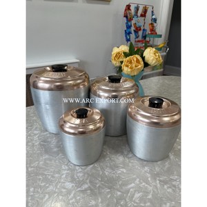 Ollas de hojalata de Metal de alta resistencia, accesorios para utensilios de cocina, cajas de almacenamiento, suministros, contenedor de almacenamiento de mesa para regalos, bodas y eventos - Product Image 1