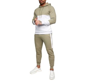 Survêtement de sport fitness pour hommes à capuche d'hiver personnalisé-Polyester/coton respirant Service OEM - Product Image 1