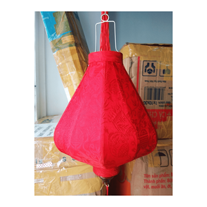 Lanterne traditionnelle en soie de bambou pour la décoration suspendue-abat-jour en tissu de soie de nombreuses tailles de formes avec cadre en bambou flexible - Product Image 2