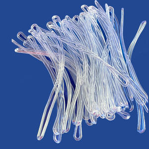 Correa de bucle de etiqueta de equipaje de PVC transparente duradera 15cm Piezas de etiqueta de bolsa al por mayor de fábrica - Product Image 1