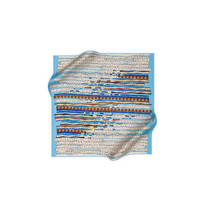 Écharpe carrée à imprimé numérique géométrique Pierre Cardin 90x90 - Product Image 1