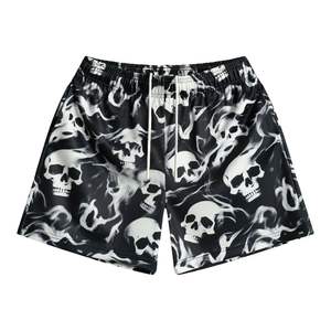 2024 haute qualité Logo personnalisé conçoit noir imprimé bas quantité minimale de commande séchage rapide basket-ball maille Shorts pour hommes - Product Image 1