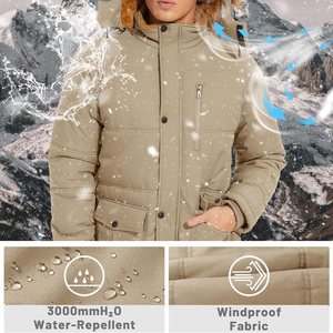 Veste d'hiver de qualité supérieure avec logo personnalisé, impression, broderie, manteau d'extérieur isolé au chaud, fourniture directe du fabricant d'usine OEM - Product Image 2