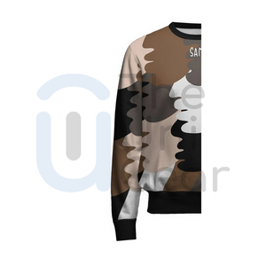 เสื้อสเวตเตอร์โอเวอร์ไซส์ใส่ได้ทั้งชายและหญิงเสื้อสเวตเตอร์แบบสวมหัวไม่มีลายเสื้อไม่มี2025โลโก้ออกแบบได้ตามต้องการ - Product Image 3