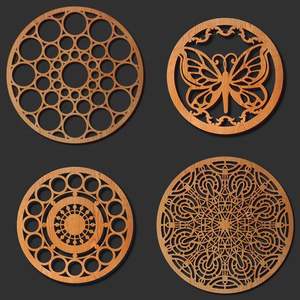 Modern Eco-Friendly 3.75 Sublimation Hardboard Mdf Squarestone Custom <b>Coaster</b> With <b>Cork</b> Back <b>Coaster</b> - Product Image 4