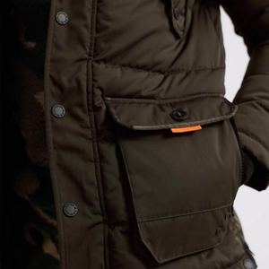 Parkas d'hiver pour hommes de qualité supérieure, vestes à capuche avec fermeture éclair, légères, imperméables, respirantes, doublure en polyester et laine, tenue décontractée, grande taille - Product Image 3