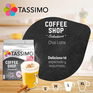 Cápsulas de Café Tassimo Coffee Shop Selections Chai Latte x8 (Paquete de 5, Total 40 Bebidas) - Product Image 4