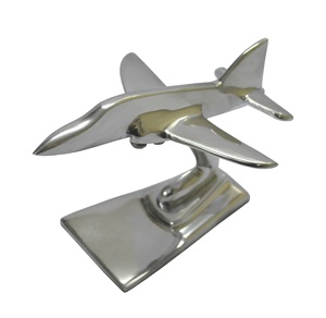 Modèle d'avion artisanal avec base, intérieur, décoration de salon, modèle d'avion en métal moulé sous pression, poli brillant, dernier modèle - Product Image 3