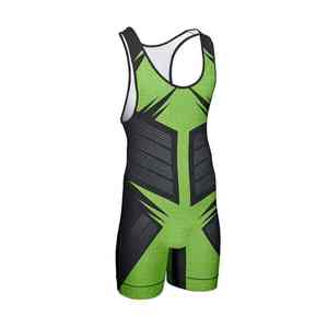 Traje de Lucha Libre Unisex Personalizado para Gimnasio y Deportes, Singlet de Powerlifting con Sublimación, Diseña Tu Propio Estilo de Uniforme de Lucha - Product Image 4