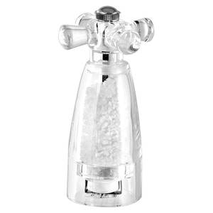 Molinillo de Sal Transparente Bisetti Brescia 930S de 14.5cm con Hoja de Datos - Product Image 1