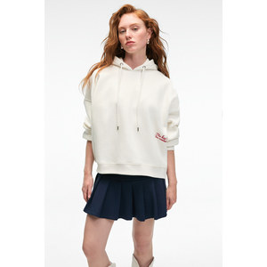 เสื้อสเวตเชิ้ตมีฮู้ดปักลายขนาดใหญ่สำหรับผู้หญิง GRIMELANGE - Product Image 2