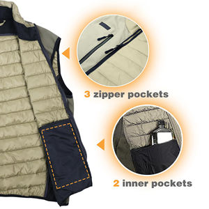 Recién llegado, chaleco acolchado de último estilo para hombre, chaqueta ligera de manga acolchada, chaleco acolchado impermeable transpirable - Product Image 3