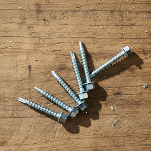 Tornillos Autoperforantes con Cabeza Hexagonal, Clase 4.8 y 6.8, Rosca Gruesa, Acero al Carbono Zincado, Estándares DIN/ANSI en Pulgadas, Marca PDC - Product Image 1