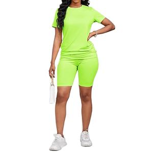 Conjuntos de Shorts de Verano para Mujer, Tops de Manga Corta, Pantalones, Shorts Deportivos Transpirables para Mujer, Conjuntos de Shorts para Correr, HECHO POR HS 2026 - Product Image 5