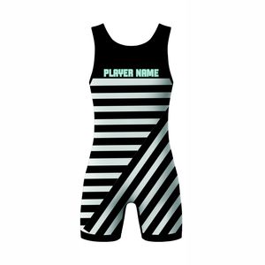 Maillots de lutte unisexe OEM Combinaison de musculation personnalisée et vierge Uniforme de lutte Spandex bon marché Vêtements de sport - Product Image 6