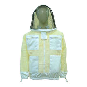 Bee Keeping <b>Jacket</b> Waterproof Sting Proof Polyester Suit Hood Lightweight Apiary Protective Wear <b>Men's</b> Honey Harvesting - Product Image 3