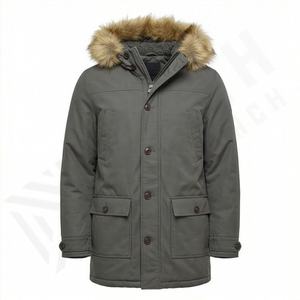 Veste d'hiver pour homme, nouvelle mode, parka en duvet imperméable personnalisée, qualité chaude, réversible, grande taille, vente en gros, thermique épaisse - Product Image 1