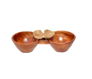 Handmade Wooden Serving Tray Top Quality With Designer Metal Handle High Demanding Customized Shape & Design Wooden Serving Tray - Product Image 2