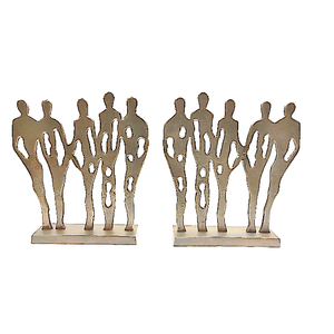 Nouvelle maison décorative luxe rond décor de table Sculpture en métal meilleure vente vaisselle moderne bureau à domicile Table bureau - Product Image 3