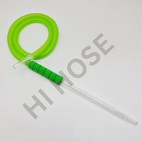 Tuyau de chicha jetable de qualité supérieure avec poignée en mousse, en polystyrène et polyéthylène, longueur 1,6-1,8 m, couleur personnalisée, moulé