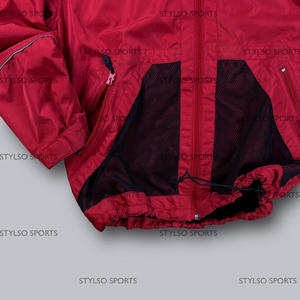 Personnaliser le style et la conception Streetwear Polyester Softshell imperméable Sports de plein air course coupe-vent veste de pluie pour hommes - Product Image 4