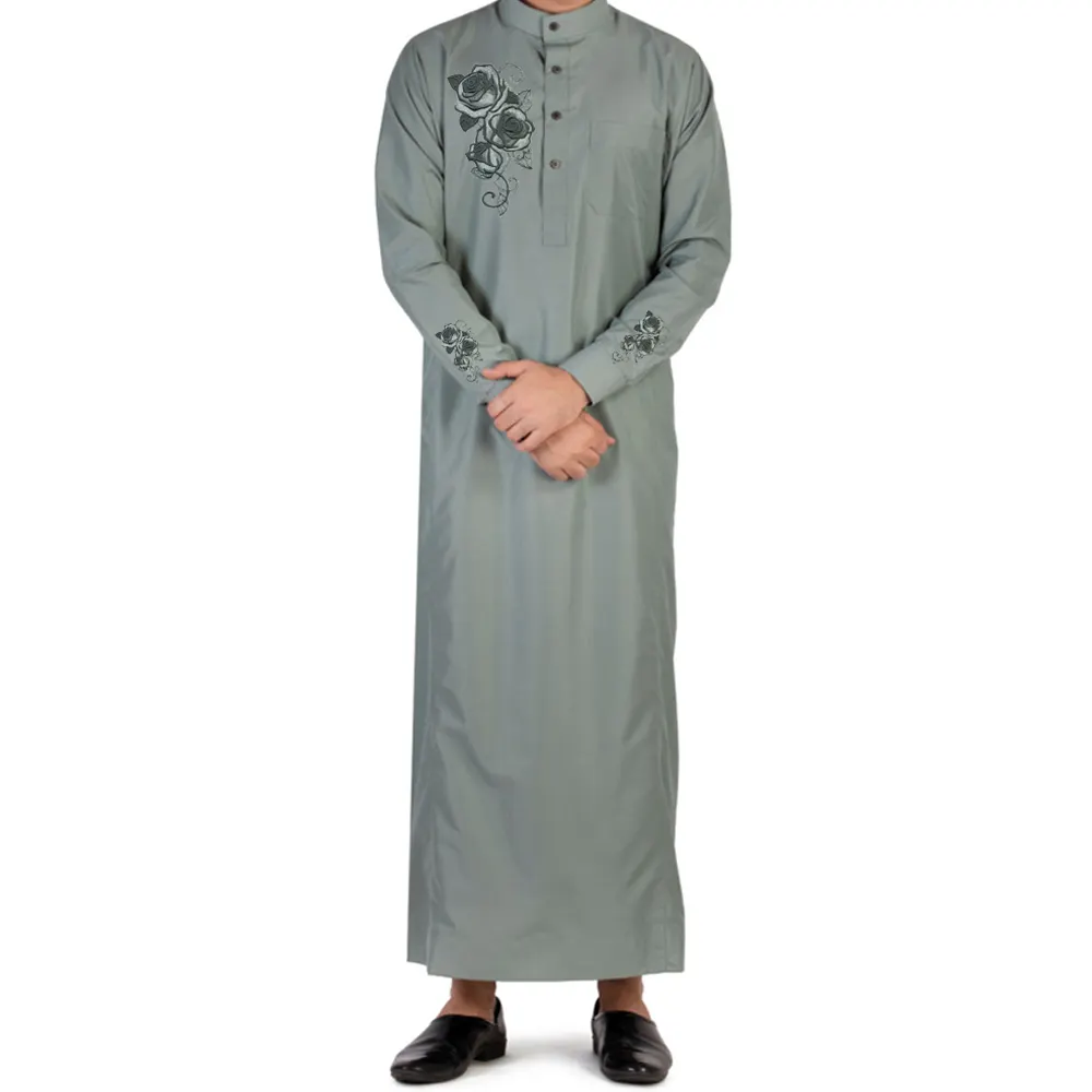 كافتانات إسلامية تقليدية عالية الجودة ثوب الدفة الإسلامية بيع بالجملة عباية عربية ملابس عربية للرجال