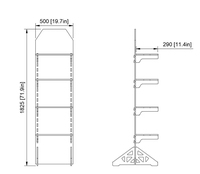 Comptoir de vente au détail modulaire en bois avec étagères, ensemble de meubles en contreplaqué CNC pour vitrine intérieure de magasin