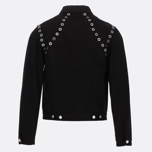 แจ็คเก็ตยีนส์ผู้ชายแฟชั่นใหม่ ผ้าไนลอน/ผ้าฝ้าย พิมพ์ลายวินเทจตามสั่ง กันลม ระบายอากาศดี ลายผีเสื้อ สไตล์ทางการและลำลอง ติดกระดุม - Product Image 5