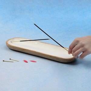 Plateau de service en bois élégant avec design décoratif fait à la main écologique durable imperméable à l'eau personnalisable jetable - Product Image 4