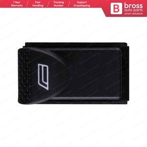 Interrupteur de vitre électrique BDP114, 6 broches, noir, porte avant/gauche, 98809718 - Product Image 2