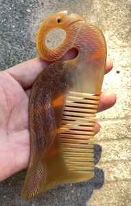 Peine de cuerno de calidad superior tallado a mano - Product Image 4